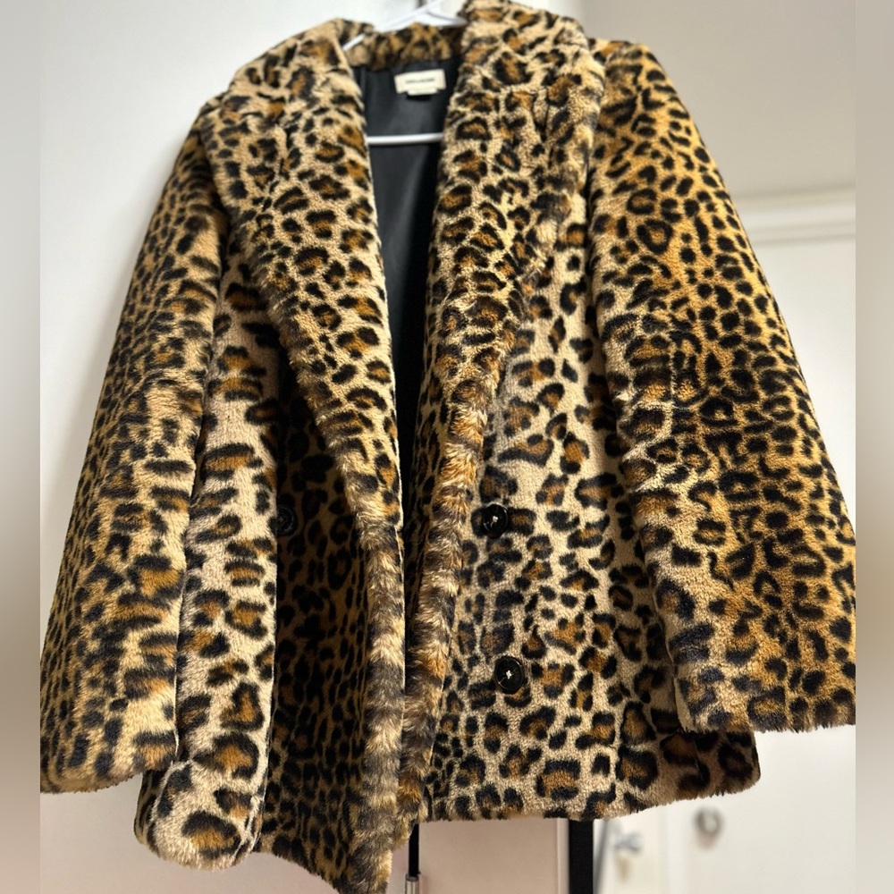 Zadig & Voltaire Leopard Faux Fur Jacket